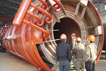 steam boiler for industry
